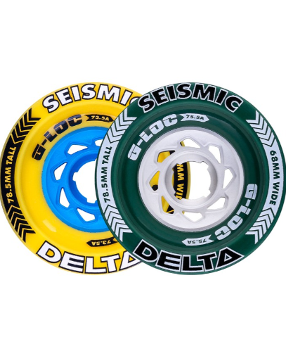 Seismic Delta G-Lock 78.5mm Wheels